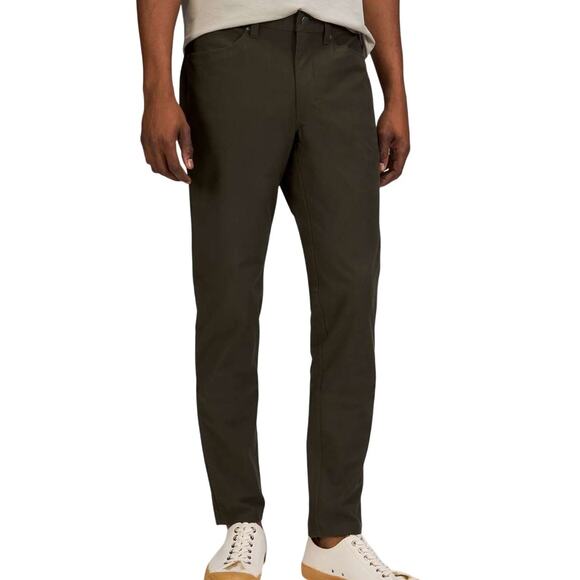 Lululemon ABC Slim-Fit Pant Utilitech Dark Olive Men's Size 32 x 31 EUC - Picture 1 of 12